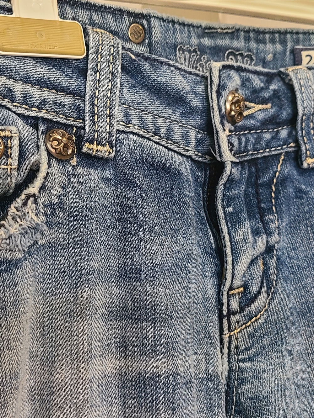 Miss Me Light Blue Denim Jeans - Picture 5 of 6